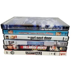 DVD Bundle Movies Chapelle Show Miami Vice Talladega Nights Girl Next Door